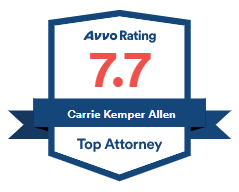 Avvo Rating | 7.7 | Carrie Kemper Allen | Top Attorney